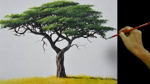 Search through 623,989 free printable colorings at getcolorings. How To Paint Realistic Acacia Tree Easy Acrylic Painting Tutorial Youtube
