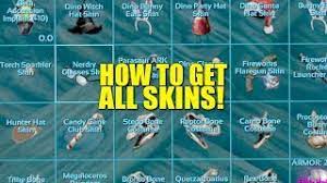 How To Get All Ark Skins Patch 258 How Not To Be A Noob Ark Survival Evolved Youtube