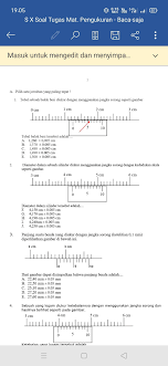 A Pilih Satu Jawaban Yang Paling Tepat 1 Tebal Sebuah Balok Besi Diukur Dengan Menggunakan Brainly Co Id