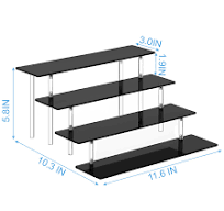 Amazon.com: HENABLE 4 Tier Perfume Organizer Stand, Acrylic ...