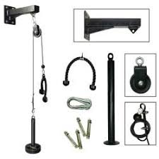 Diy tricep pulldown ~ lift pulley cable machine system diy fittings for triceps pull down biceps curl | ebay. Gym Wall Mounted Fitness Diy Pulley Cable Machine Blaster Trainer With Pulley Attachments Biceps Triceps Workout Pull Down Rope Special Promo Db67e Cicig