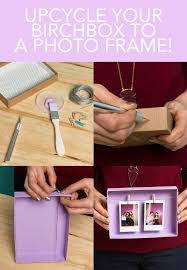 Birthday Box To Photo Frame Diy Home Decor For Teens Upcycled Crafts Shoe Box Diy