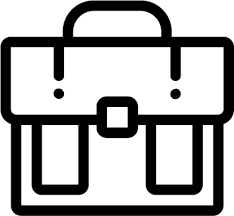 Business Briefcase Bag Office Work Suitcase Case Luggage Portfolio Isolated Handle Suit Background Symbol Vector Ba Business Icon Pictogram Icon