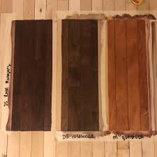 Up Late Working We Tested Our Stain Colors From Left To