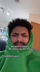 Antony Telling Us How to Pronounce His Name