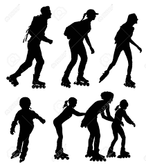 Freesvg.org offers free vector images in svg format with creative commons 0 license (public domain). Roller Skating Menschen Im Park Inlineskating Vektor Silhouette Isoliert Auf Weissem Hintergrund Inlineskating Skater Junge Und Madchen Reiten Rader Lizenzfrei Nutzbare Vektorgrafiken Clip Arts Illustrationen Image 84275435