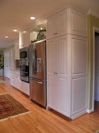 Storage Space Gem Above The Refrigerator Galley Kitchen Design Kitchen Wall Design Kitchen Wall Cabinets