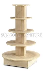 5 Tiered Round Wooden Display Stand Display Table Sz Wdr004 Wooden Display Stand Wood Display Wine Display