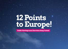 This is a beta version. 12 Points To Europe Public Viewings Zum Eurovison Song Contest 18 Mai Grune Lsa