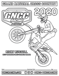 Helping kids grow smarter, stronger, and kinder. Fresh Gncc Coloring Pages For Your Kids Gncc Racing Racer X