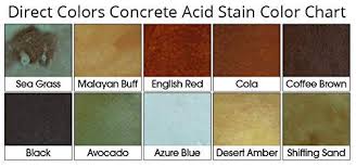 Concrete Acid Stain Professional Grade Concrete Etching Cement Stain 1 Gallon Malayan Buff Direct Colors