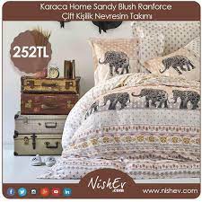 karaca home sandy blush ranforce cift kisilik nevresim takimi nevresi m takimi nevresim kisilik