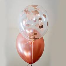 Rose Gold Dekor Rose Gold Ballons Rose Gold Party Party Konfetti Luftballons Rose Gold Hochzeit L With Images Rose Gold Balloons Confetti Balloons Rose Gold Confetti