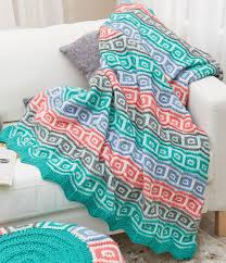 Get the best deal for unbranded geometric pattern blankets & throws from the largest online selection at ebay.com. Bold Geometric Afghan Knitting Patterns In The Loop Knitting
