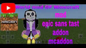 Скачай и установи minecraft forge. Mod Epic Sans Tast Addon Link Mcaddon Youtube