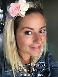 Soft pink headband with customizable options