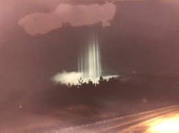 Tagged under yellow, light beam, light. Ufo Latest Were Lights From Alien Flying Saucer Which Beamed To Earth Caught On Film Weird News Express Co Uk