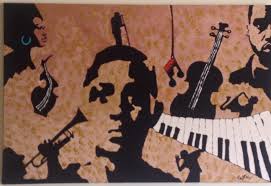 Harmonious Cacophony: The Music of My Youth; Acrylic