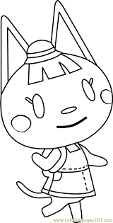 Image Result For Animal Crossing Katie Animal Crossing New Animal Crossing Animal Coloring Books