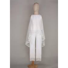 Trouvez la tenue de cérémonie idéale pour votre enfant avec princesa.fr. Combinaison Pantalon Blanche Premiere Communion Fille Princesa Fr