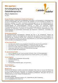 Sowie weiterführende informationen zum thema. Schulbegleitung Raum Heilbronn Gebardenverstehen