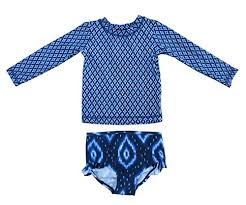 Baby bamboo striped bathing suit (reversible) upf 50+. Joy Swimsuit For Baby Boy Girl Long Sleeve Bathing Suit Upf 50 Sun Protection 2 Piece Swimwear Rash Guard Athletic Suits Buy Online In Botswana At Botswana Desertcart Com Productid 90999255