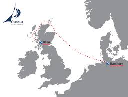 Stadion cricket fahnen länder illustration. Segeltorn Rund Schottland 2023 Segeln Mit Charisma4sea