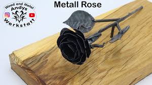 Natürlich können sie gartendeko im handel kaufen, sowohl stationär als. Wie Geht Das Rose Aus Metall Selber Machen Step By Step Youtube