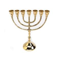 21'' h x 16.5'' w x 6.5'' d. Native Spirit Beautifull 7 Light 6 Branch Hebrew Lampstand Menorah Full Size David Light Jewish Israel Holy Land Jerusalem Candle Holder Colour Gold Antik Menora Buy Online In Belize At Belize Desertcart Com Productid