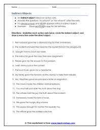 Worksheet 47 Direct Object Pronouns Answers Kids Activities