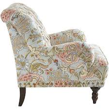 Pier 1 Imports Chas Floral Armchair 500 Liked On Polyvore Featuring Home Furniture Chairs Accent Chairs Tufted Floral Armchair Armchair Blue Armchair