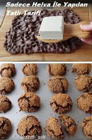 Sadece Helva Ile Yapilan Tatli Tarifi Dessert Recipes Desserts Food And Drink