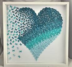 Ombre Shades Of Teal Paper Butterflies Heart Contemprory Etsy Butterfly Wall Art Butterfly Wall Decor Butterfly Decorations Butterflies decorations created with paper can be designed in various sizes, shapes, styles and colors. pinterest