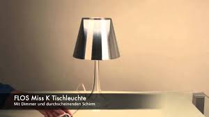 Available in clear or bla… Flos Miss K Tischleuchte Mit Dimmer Licht Design Skapetze Youtube