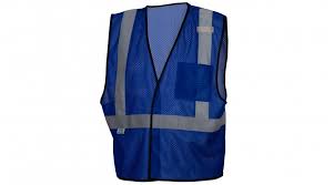 Product titlesafety depot royal blue reflective safety vest with. Royal Blue Mesh Vest Non Ansi Pyramex Safety