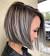 Short Silver And Brown Hair