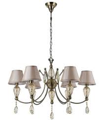 Casa Padrino Barock Kristall Kronleuchter Antik Bronze Champagnerfarben Grau ø 80 X H 55 Cm Prunkvoller Kronleuchter Im Barockstil