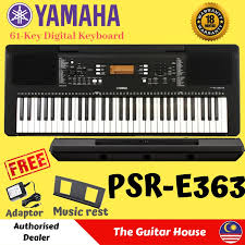 Many yamaha keyboard workstations are eligible for free shipping. Yamaha Psr E363 Portable Keyboard Shopee Malaysia