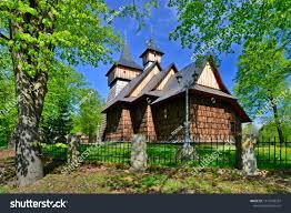 Wooden Church Bukowiec Village Poland Stock Photo 1015540357 | Shutterstock