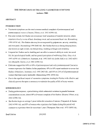 A Case Study In Medical Writing
