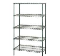 Quantum Storage, Wire 5 Shelf Starter Kit Proform 74in., Height 74 in,  Width 18 in, Depth 42 in, Model# WR74-1842P-5