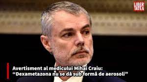 În acest articol vom vorbi exclusiv despre dexametazonă. Avertisment Al Medicului Mihai Craiu Dexametazona Nu Se DÄƒ Sub FormÄƒ De Aerosoli Nici Acum È™i Youtube