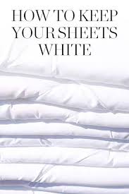 Blot with a clean, white towel or cloth. You Love Our Pristine White Bedding And You Want It To Stay Both Pristine And White Here S How To Do It White Sheets White Bed Sheets Cleaning White Sheets