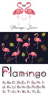Birds That Start With The Letter T Flamingo Tropical Bird Letter Vector Letter Vector Tropical Birds Lettering