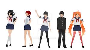 Mmd Yandere Simulator Model Pack 1 Download Yandere Simulator Yandere Model