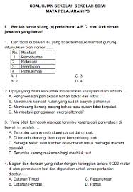Pada kesempatan sebelumnya, kami telah membagikan file kumpulan soal dan jawaban usbn jenjang sma semua mata pelajaran, akhirnya saya selaku admin juga nyempatkan waktun untuk menulis artikel tentangs soal usbn. Koleksi Contoh Soal Usbn Ips Smp 2019 Pembahasan Dikdasmen