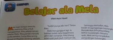 Judul bebas sesuai dengan tema yang sudah ditentukan dan setiap peserta hanya diizinkan mengirimkan 1 buah cerpen. Hairi Yanti S Blog Cerpen Belajar Ala Mela Di Majalah Bobo