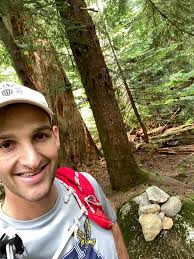 Day two of our 10 Peak Challenge. This morning, as I was picking arugula  from from my back garden for today's lunch, I heard Mary Hof's voice in the  front and realized