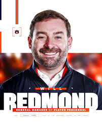 Officially welcoming Will Redmond to The Plains as General Manager of  Player Personnel! #WarEagle🦅