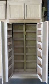 7 Multi Storage Kitchen Pantry Unfinished Oak 7 X 36 X 24 Pantry Cabinet Kitchen Pantry Design Unfinished Cabinets